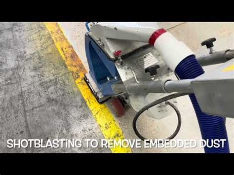 How To Shotblast Surface Preparation To Remove Grinding Dust YouTube