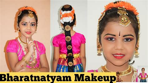 Bharatanatyam Hairstyle For Kids