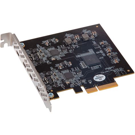 Sonnet Allegro 4 Port USB 3 2 Gen 2 Type C PCIe Card USB3C 4PM E