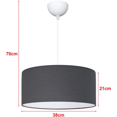 Lampada A Sospensione Lampada Da Soffitto Con Paralume Cilindrico