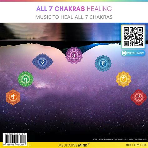 All Chakras Healing Music To Heal All Chakras Meditative Mind S