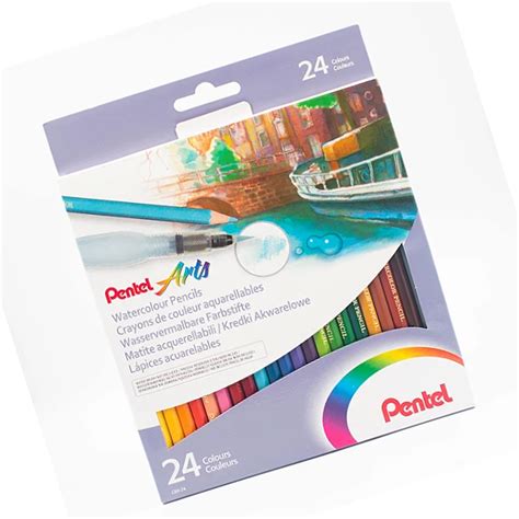 Lapis De Cor Aquarelavel Pentel Cores