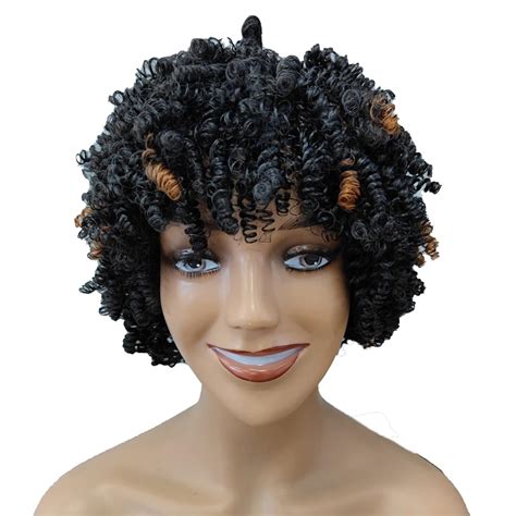 Mnmnm Short Wigs For Black Women Kinky Curly Wigs For Black Women Afro Wigs For