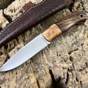 9 2 Fixed Blade Camping Knife Bushcraft Knife Scandi Grind Knife