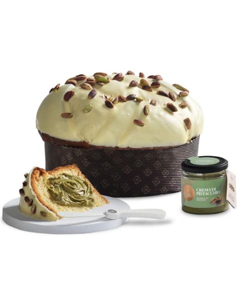 Fiasconaro Panettone Oro Verde Con Crema Di Pistacchio 1 Kg