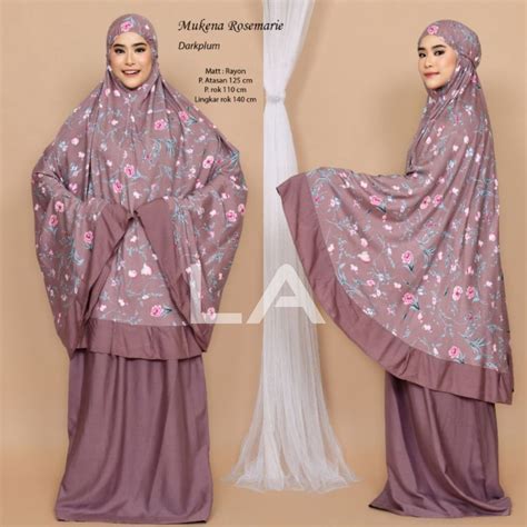 Jual Mukena Dewasa Jumbo Rample Mukenah Bali Rayon Murah Adem Lembut