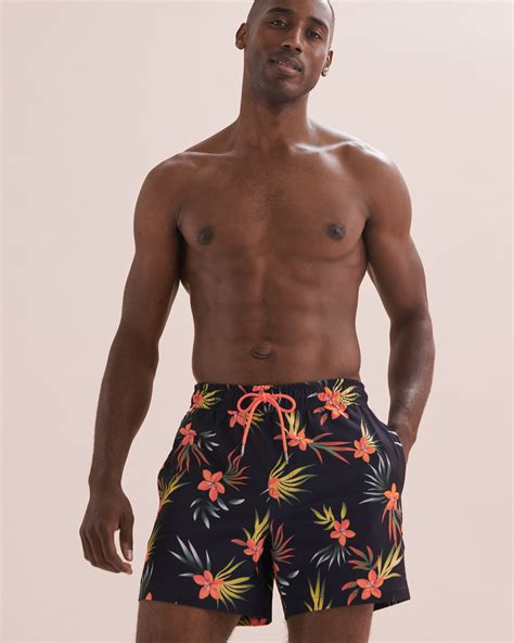 HAMABE Maillot Volley Bleu Marine Tropiques Bikini Village