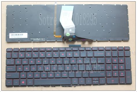 HP Pavilion 15 AN Red US Backlit Gaming Laptop Keyboard Ok Computer Plus