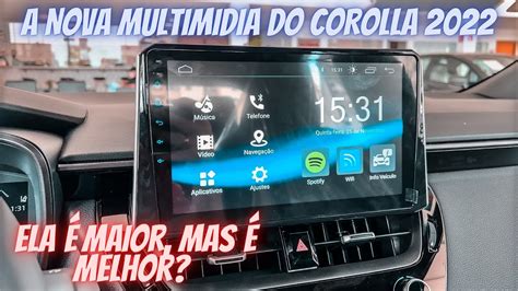 Nova Central Multimidia Wings Corolla Melhor Ou N O Toyota