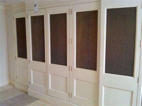 Hand Painted Wardrobes With Wall Paneling Leybourne Carpentry