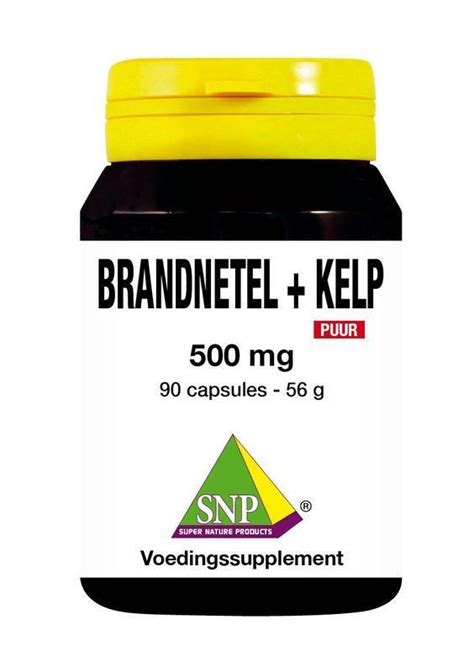 Snp Brandnetel Kelp Mg Puur Capsules Voordelig Online Kopen