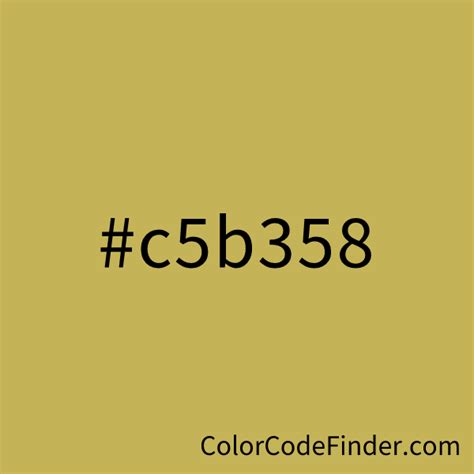 Vegas Gold Color Code is #c5b358