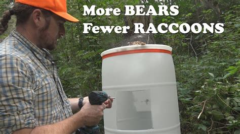 2022 BEAR Hunt Setting Up A Barrel Bait For Black Bears YouTube