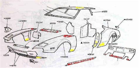 Diagram Of Car Body Panels Panel Truck Diagram Car