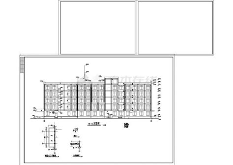 某地区医院建筑设计cad施工图纸医疗建筑土木在线