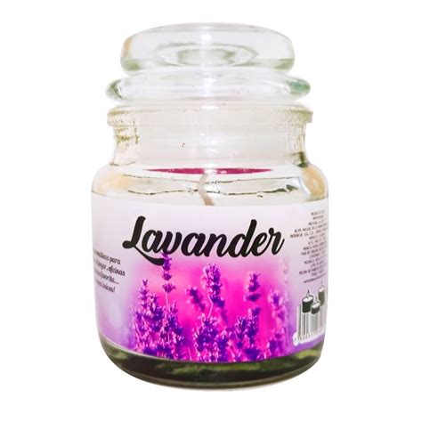 Vela Prichos Aroma Lavanda En Contenedor De Vidrio Con Tapa Walmart