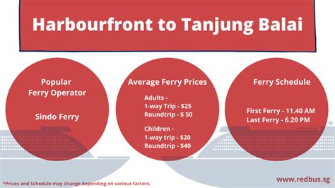 Harbourfront to Tanjung Balai Ferry Tickets | Up to 50% Off