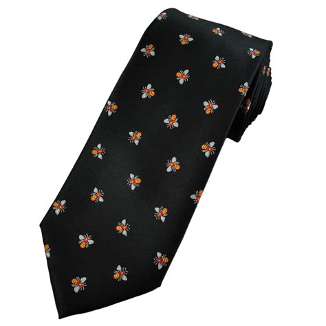 Bees Black Men S Novelty Tie From Ties Planet UK