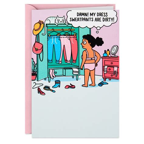 Classy Yet Comfy Funny Birthday Card Greeting Cards Hallmark