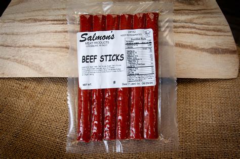 Smoked Beef Sticks Salmons Meat Products