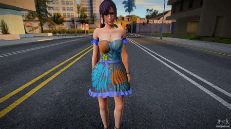 DOAXVV Nagisa Naked Summer Dress For GTA San Andreas