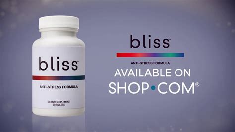 Bliss Anti Stress Formula Product Banner Youtube