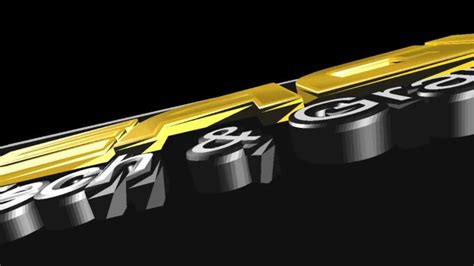 Design 3d animated logo with gold silver metallic by Hashimtarar716 ...