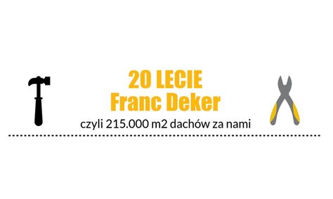 W tym roku Franc Deker kończy 20 lat Blog Franc Deker