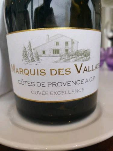 Vallats Cuvée Excellence Côtes de Provence Rouge Vivino US