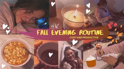 Cosy Fall Evening Routine Productive Autumn Motivation Youtube