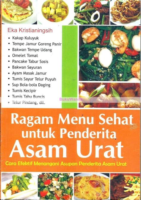 Buku Ragam Menu Sehat Untuk Penderita Asam Urat Lazada Indonesia