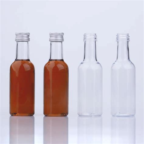 Wholesale Custom Ml Empty Plastic Mini Pet Wine Bottle Small Alcohol