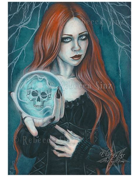 The Omen Gothic Fantasy Fine Art Print ElvenstarArt