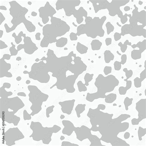 Grey White Animal Seamless Pattern Cow Hide Animal Skin Texture Spots