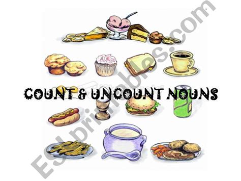 Esl English Powerpoints Countable And Uncountable Nouns