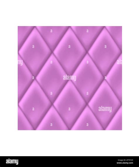 Pink Background With Rhombus Indentations Seamless Geometric Pattern