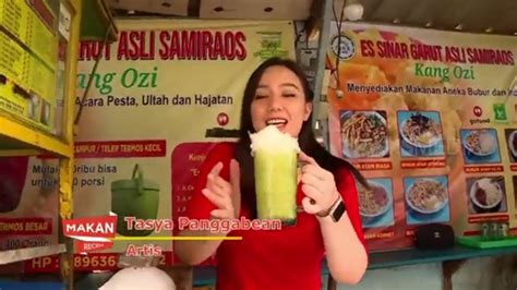 Tasya Panggabean Menikmati Segarnya Es Sinar Garut Asli Samiraos Kang