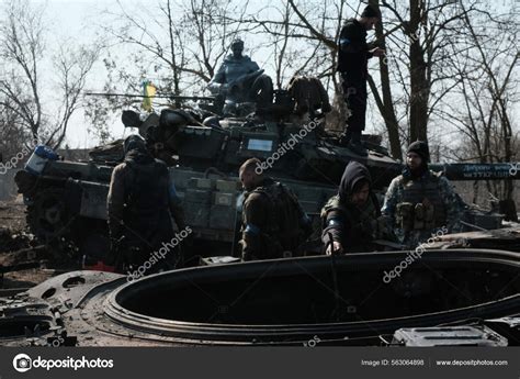 Lukyanivka Ukraine March 2022 Ukrainian Territorial Defence Fighters ...
