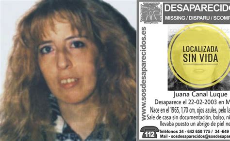 Detenida La Expareja De Juana Canal Desaparecida En 2003 Antes De