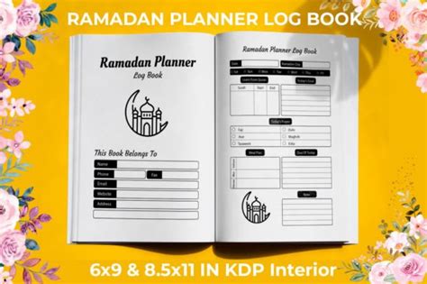 Ramadan Planner Log Book Kdp Interior Graphic By Imran Sarker