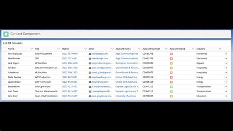 LWC Lightning Datatable With Icons Links YouTube