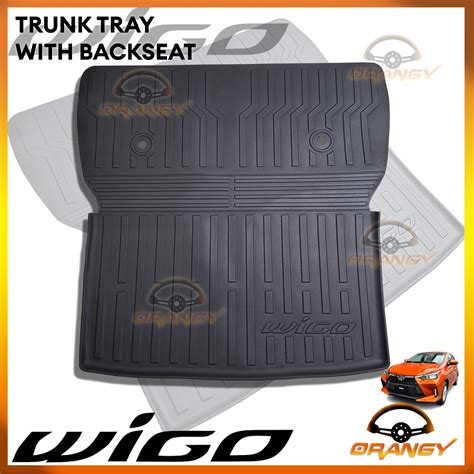 All New Toyota Wigo To Full Cargo Trunk Tray With Backseat