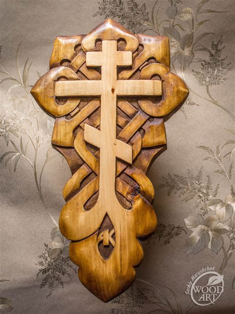 WOODCARVING / Різьблення по дереву: Декоративний хрест / Decorative cross