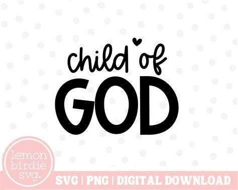 Child of God SVG Jesus Svg Christian Svg Faith Svg - Etsy