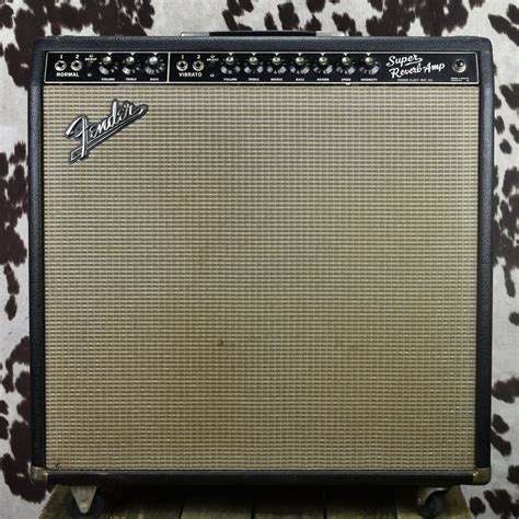 1963 Fender Super Reverb Blackface 4x10 Combo Amp