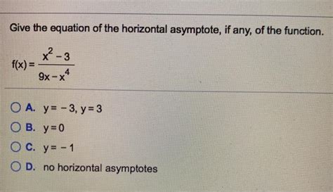 How To Tell If An Equation Has A Horizontal Asymptote Tessshebaylo