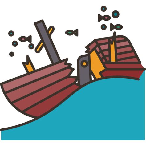 Shipwreck Amethys Design Lineal Color Icon