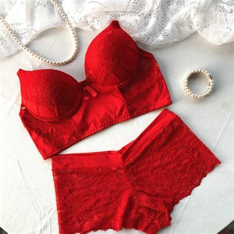 Conjunto Lingerie Renda Intima Feminina Bojo Paula Shopee Brasil