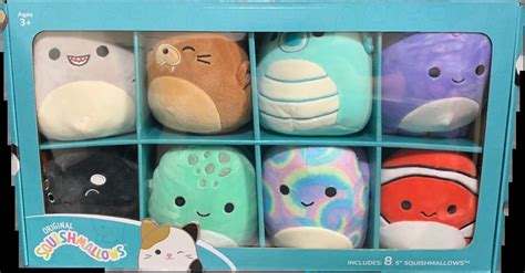 Sealife 8 Pack Box Set The Box Set Squishmallows Sealife Squadapp