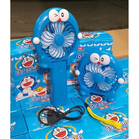 Jual Kipas Angin Doraemon Genggam Karakter Lipat Fan Usb Portable